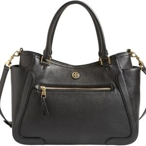 Tory Burch Black Leather Shoulder Bag